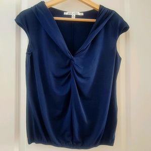 Dressy blue blouse